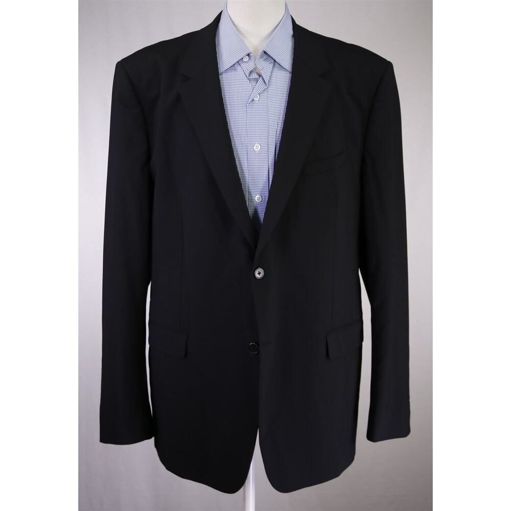Theory Mens Chambers Traceable Wool Solid Black 2… - image 2
